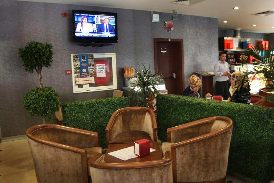 Lobby sitting area