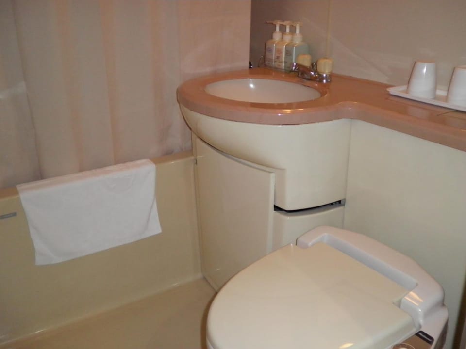 Semi Double Room, Smoking (Cannot change to Non Smoking Room) | Bathroom | Combined shower/tub, free toiletries, hair dryer, slippers