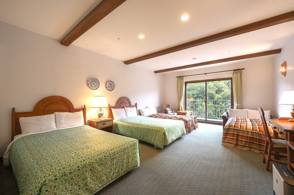 In-room safe, desk, cribs (surcharge), WiFi (free)