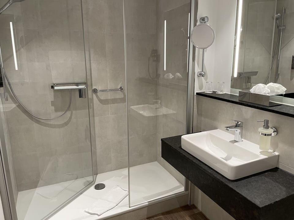 Premium Double Room | Bathroom | Shower, free toiletries, hair dryer, towels