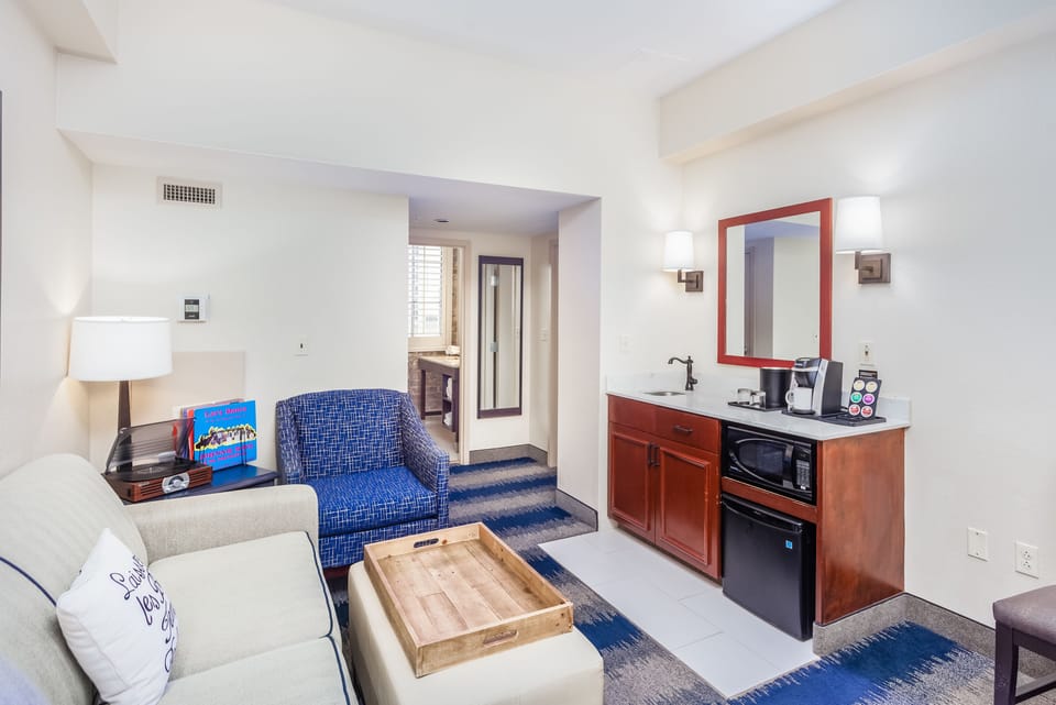 Suite, 1 King Bed with Sofa bed | 1 bedroom, premium bedding, in-room safe, individually decorated