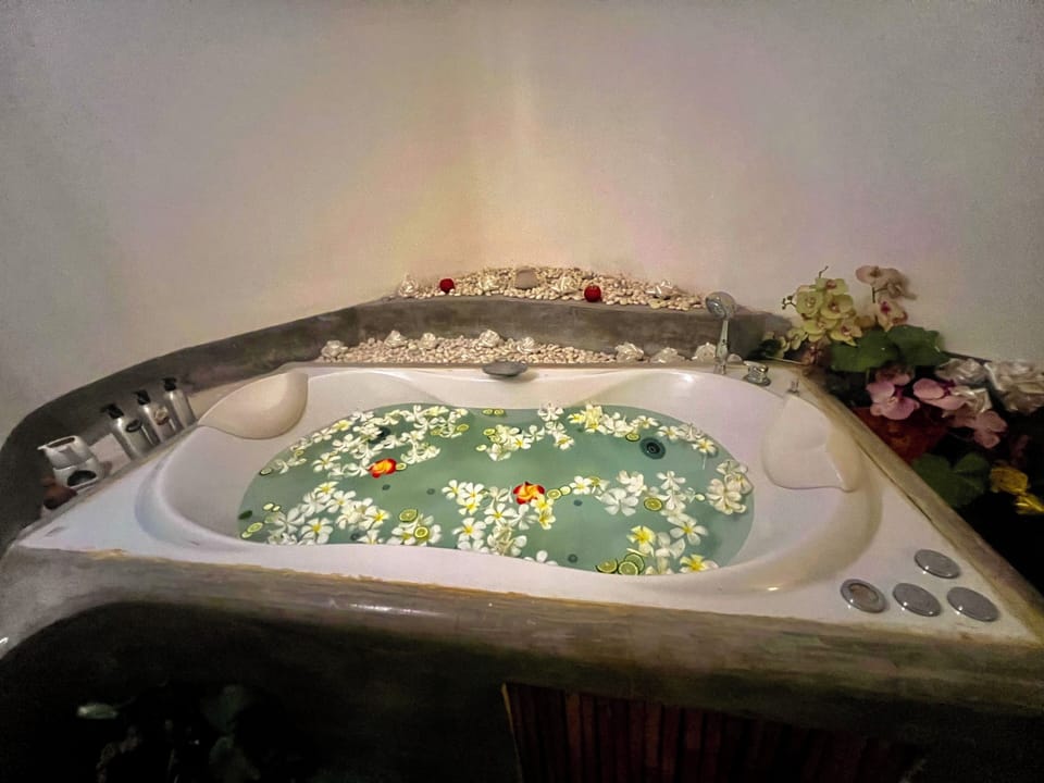 Hot tub, steam room, body treatments, Thai massages, body wraps