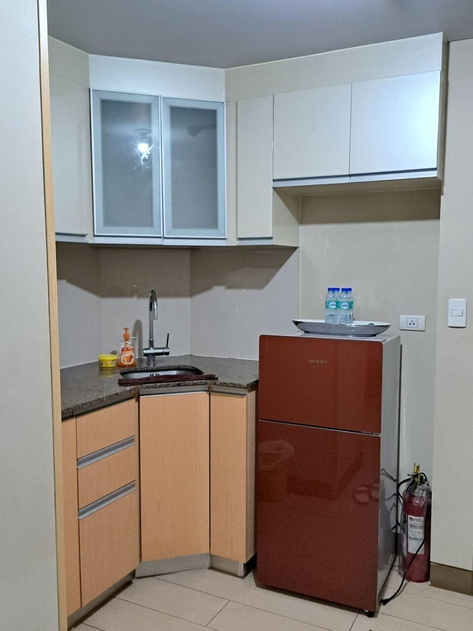 Studio, City View | Private kitchen | Fridge, microwave, electric kettle, rice cooker