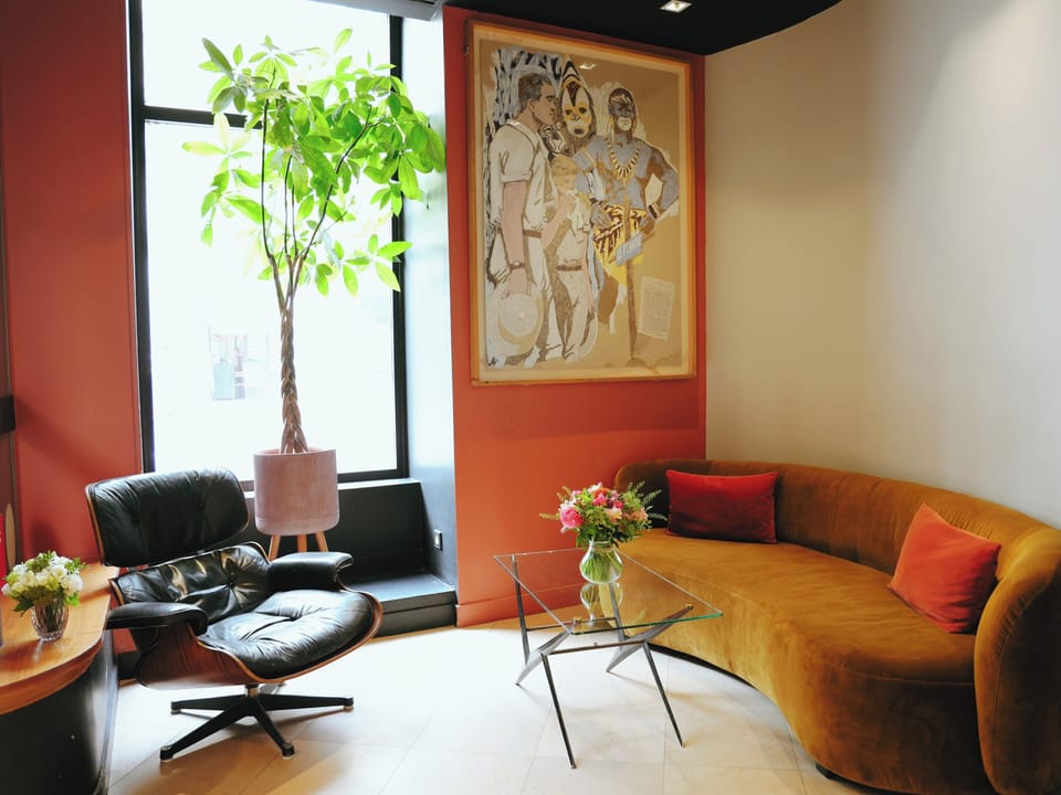 Lobby sitting area