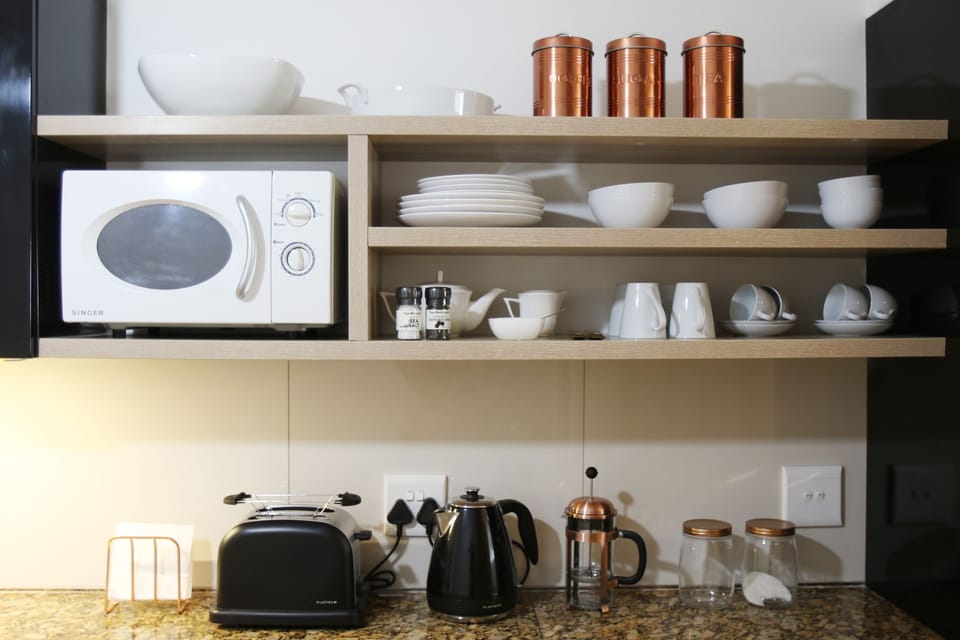 205 New Cumberland | Private kitchenette | Fridge, microwave, stovetop, electric kettle