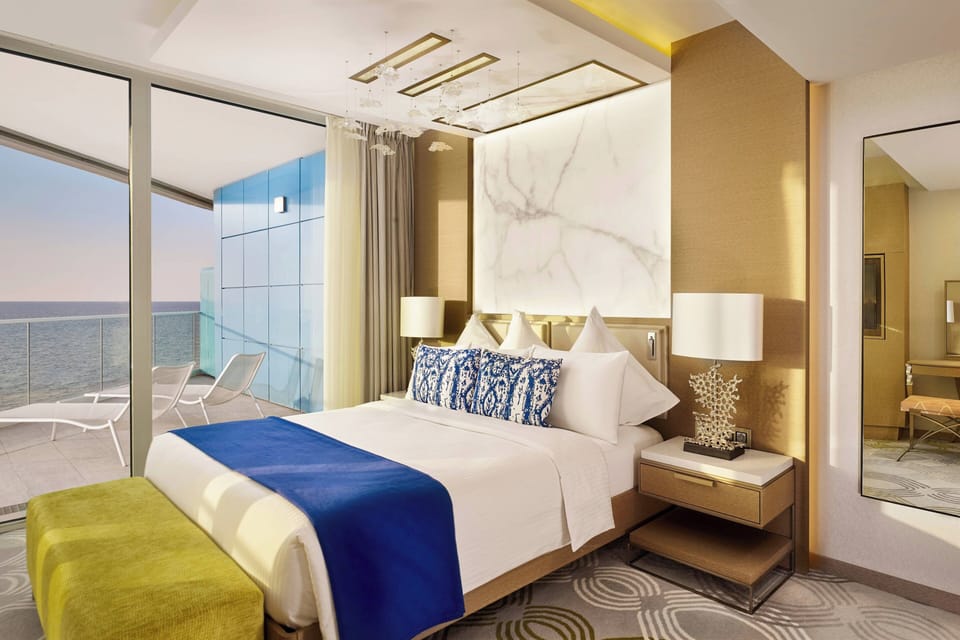 Family Suite, 2 Bedrooms, Balcony, Sea View | Premium bedding, minibar, in-room safe, desk