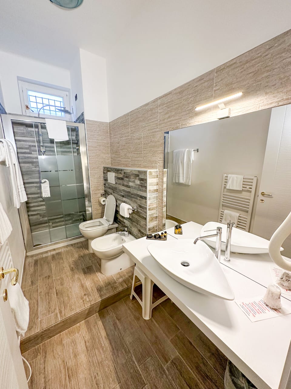 Superior Double or Twin Room (up to 3 people) | Bathroom | Shower, free toiletries, hair dryer, bidet