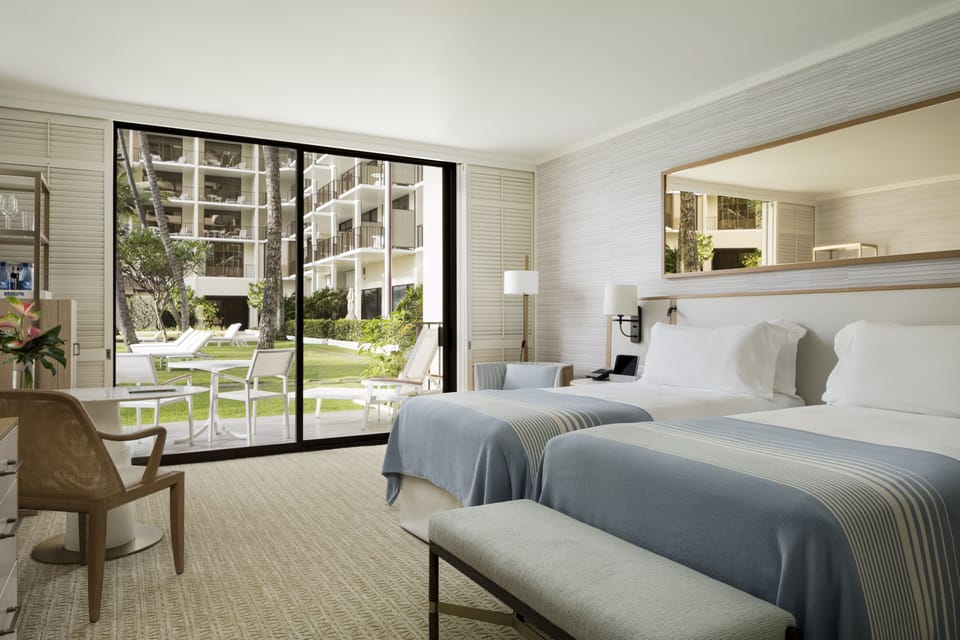 Room, 2 Twin Beds, Poolside | Premium bedding, in-room safe, desk, laptop workspace