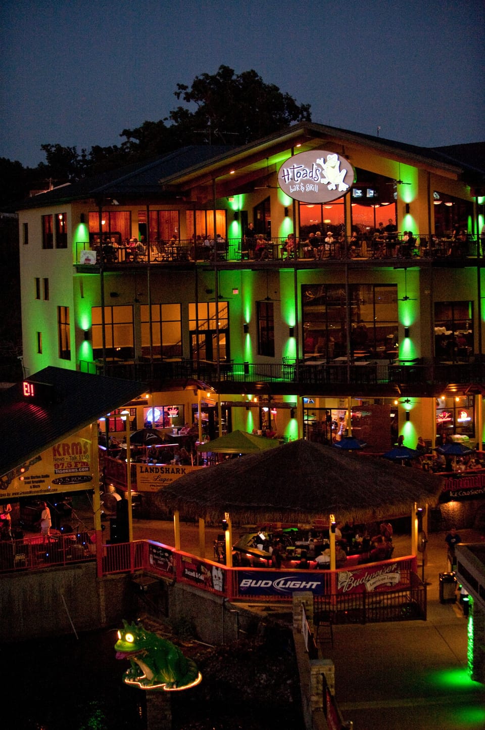 Front of property - evening/night