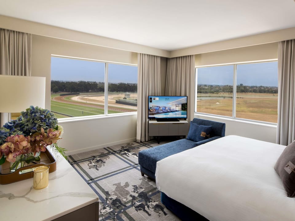 Egyptian cotton sheets, premium bedding, minibar, in-room safe