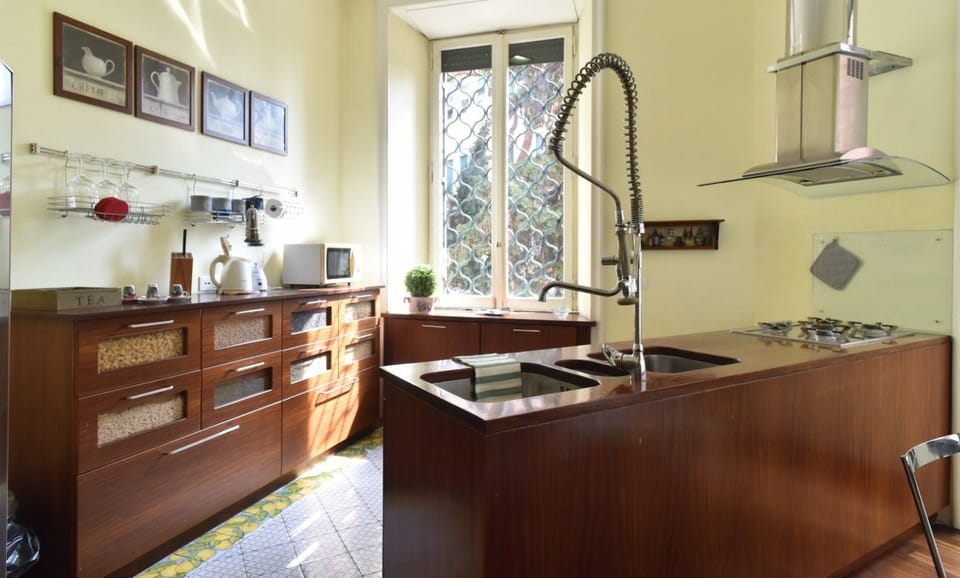 Shared fridge, microwave, highchair
