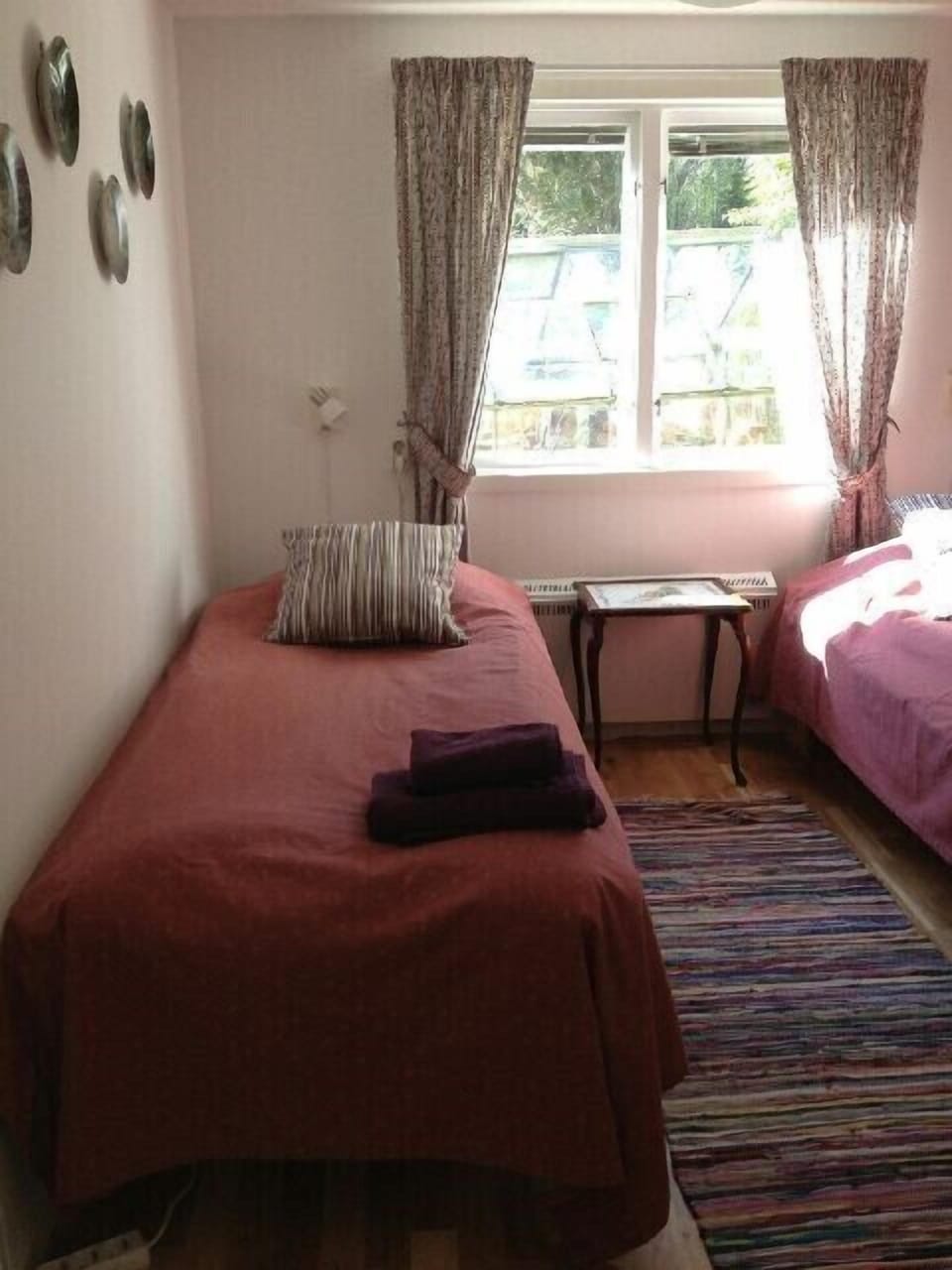 Double Room, Shared Bathroom, Garden View | Blackout drapes, iron/ironing board (on request), cribs (free)
