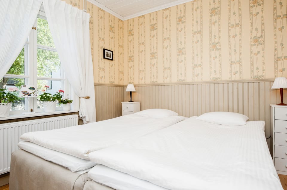 Desk, blackout drapes, iron/ironing board (on request), WiFi (free)
