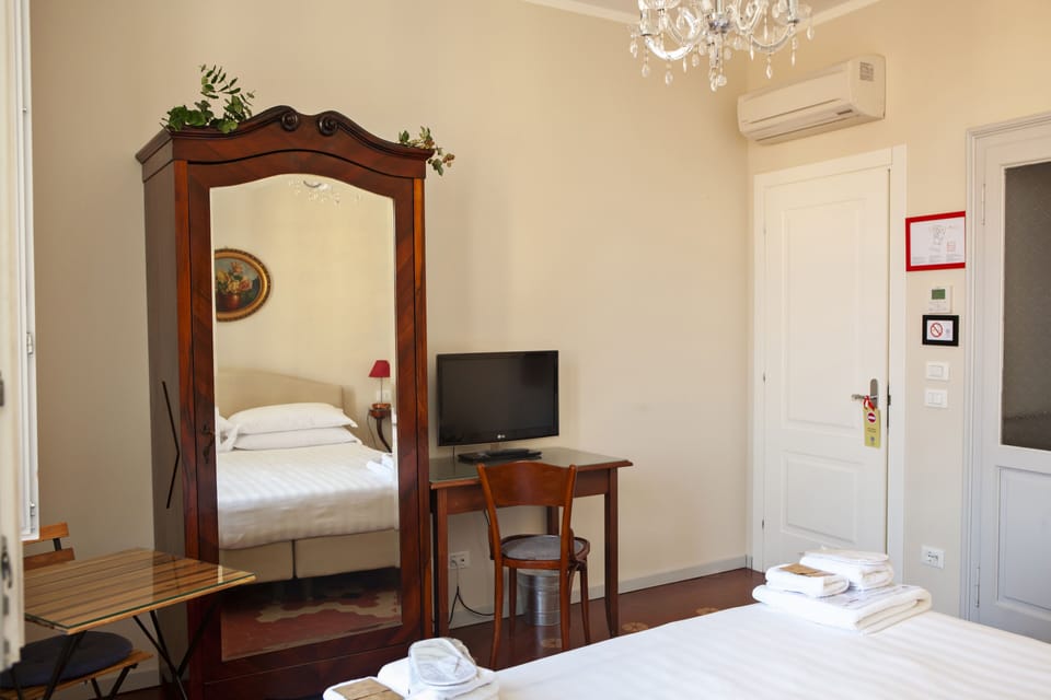 Double or Twin Room | Frette Italian sheets, premium bedding, down comforters, desk