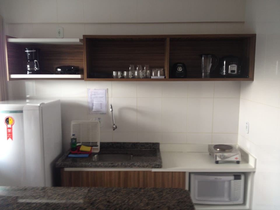 Apartment | Private kitchenette | Fridge, microwave, stovetop, coffee/tea maker