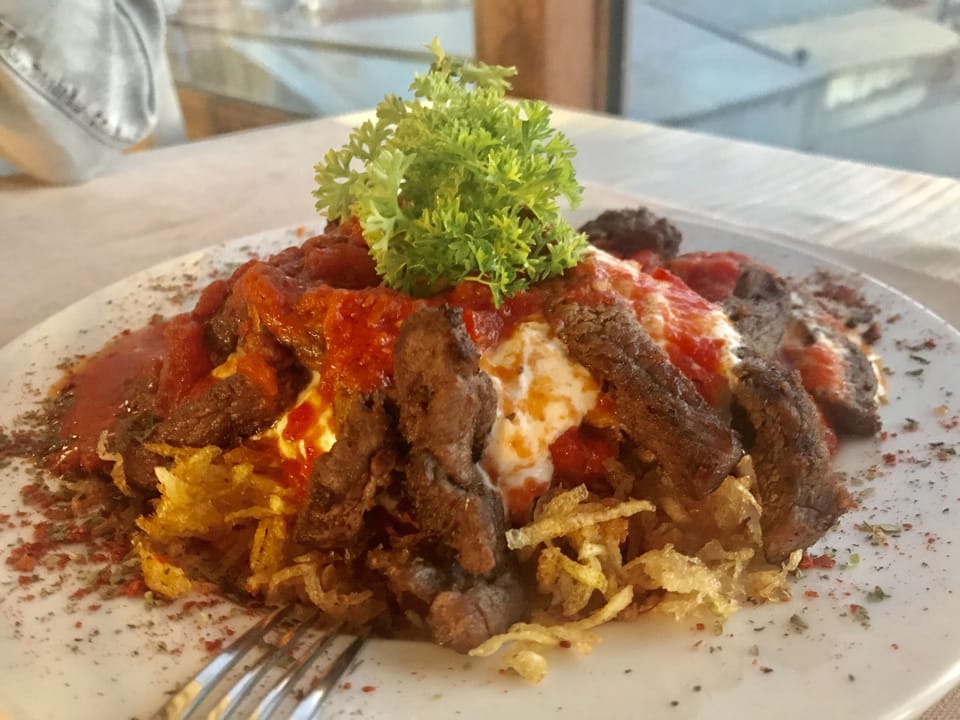 Breakfast, lunch and dinner served