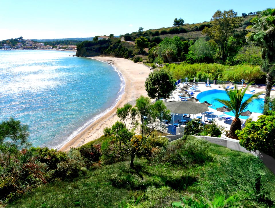 Double Room, Balcony, Sea View | View from room
