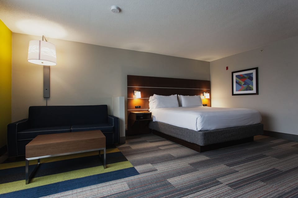 Room, 1 King Bed with Sofa bed | In-room safe, desk, laptop workspace, blackout drapes