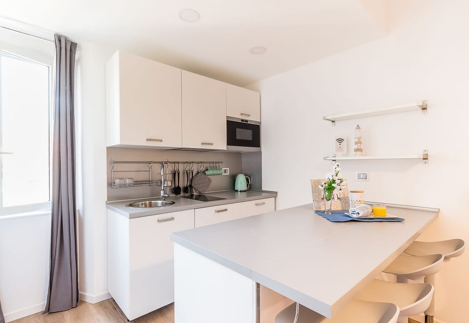 Apartment, 1 Bedroom | Private kitchenette | Full-size fridge, microwave, stovetop, dishwasher