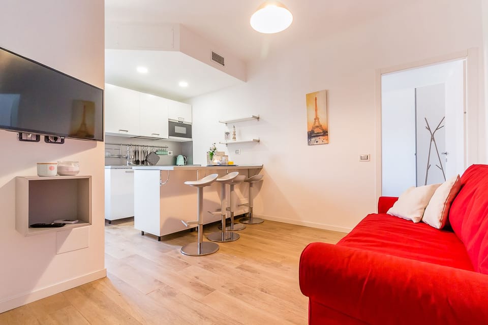 Apartment, 1 Bedroom | Living area | Flat-screen TV