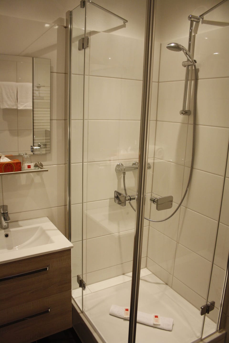 Single Room | Bathroom | Shower, free toiletries, hair dryer, towels