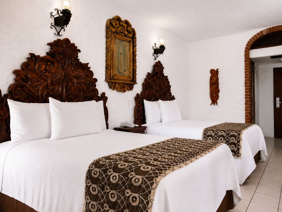 Superior Room, 2 Double Beds | In-room safe, iron/ironing board, free wired internet, bed sheets