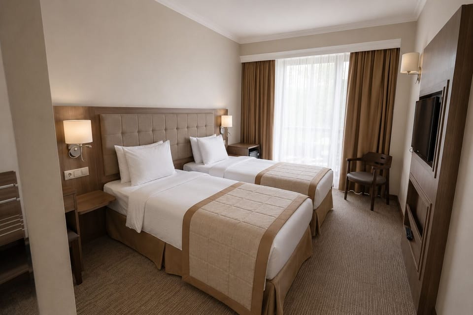 Standard Double or Twin Room | 1 bedroom, minibar, in-room safe, desk