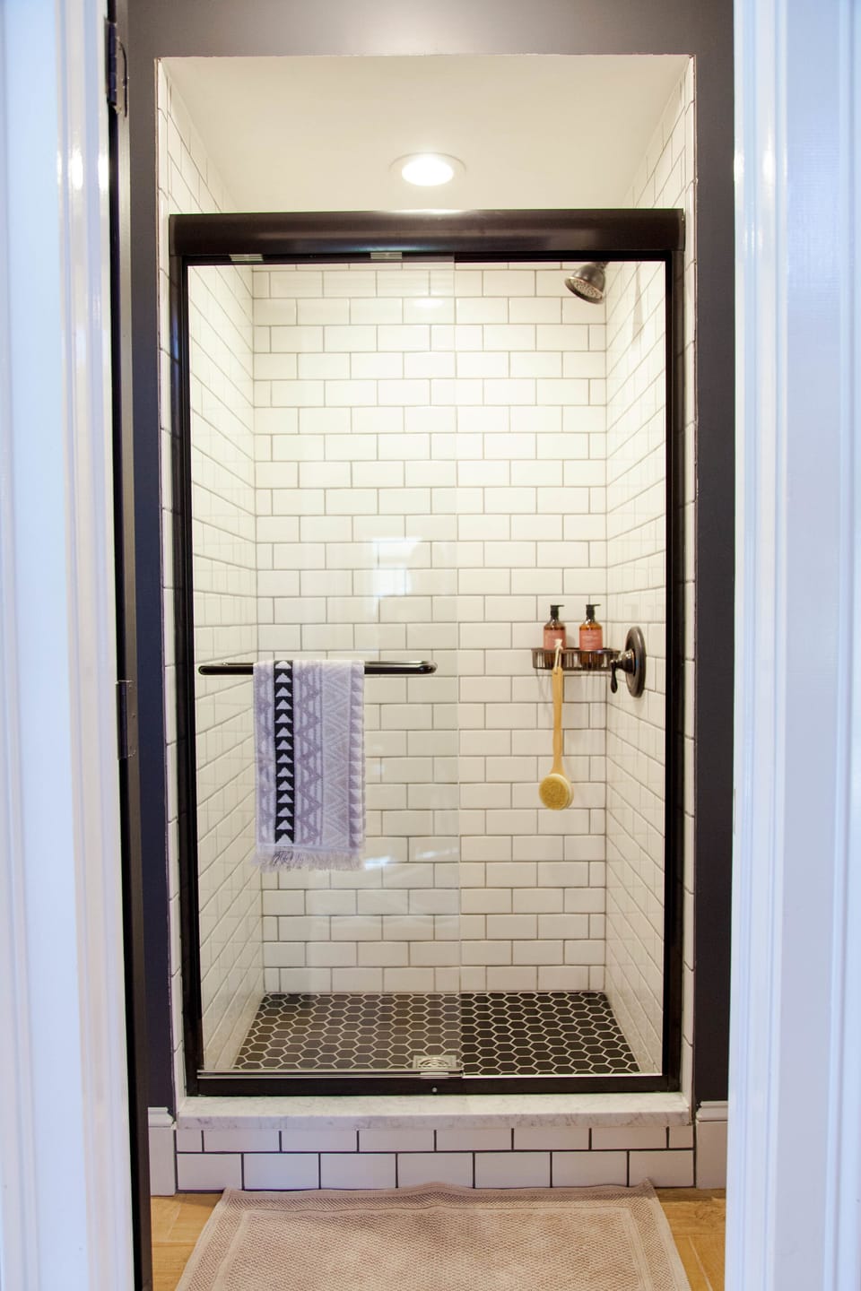 The Lodge at Ashling Acres | Bathroom shower