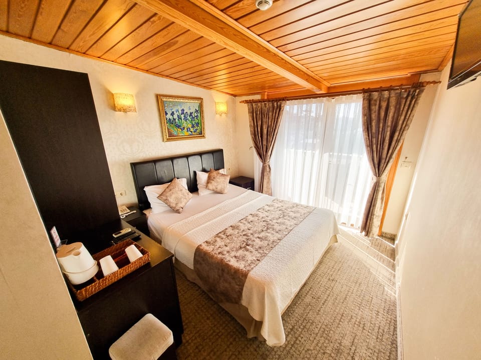 Double Room, Terrace, Sea View | Minibar, soundproofing, iron/ironing board, free WiFi