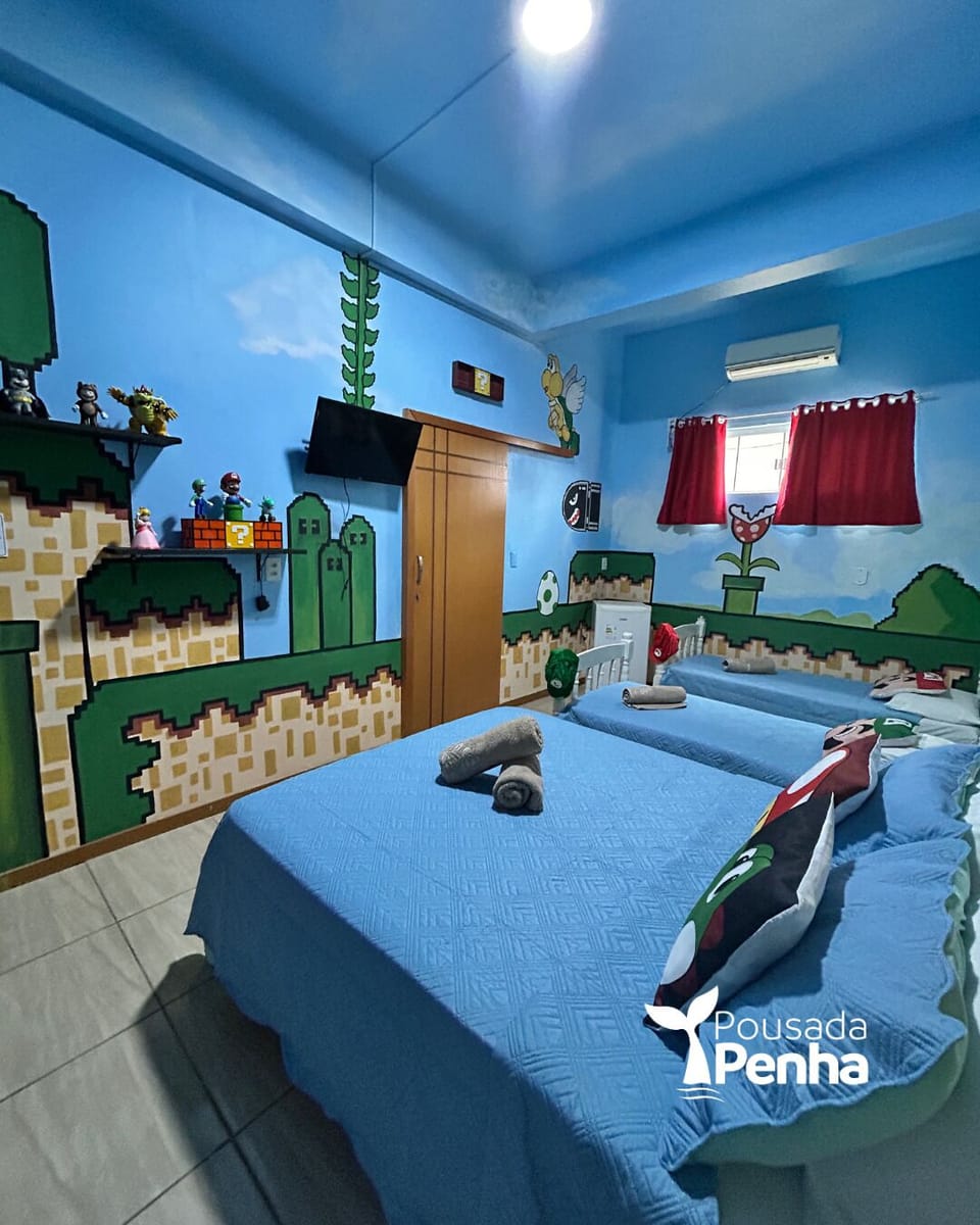 Suite Familia Mario e Luigi | Individually decorated, blackout drapes, free WiFi, bed sheets