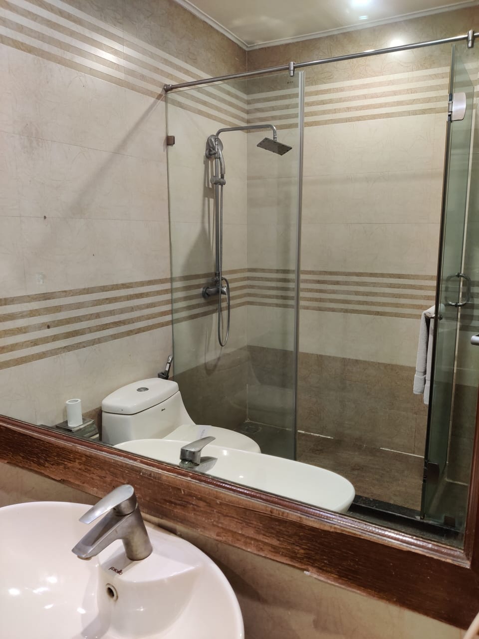 Deluxe Double or Twin Room, City View | Bathroom | Shower, free toiletries, slippers, bidet