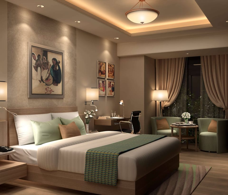 Premium bedding, minibar, in-room safe, desk