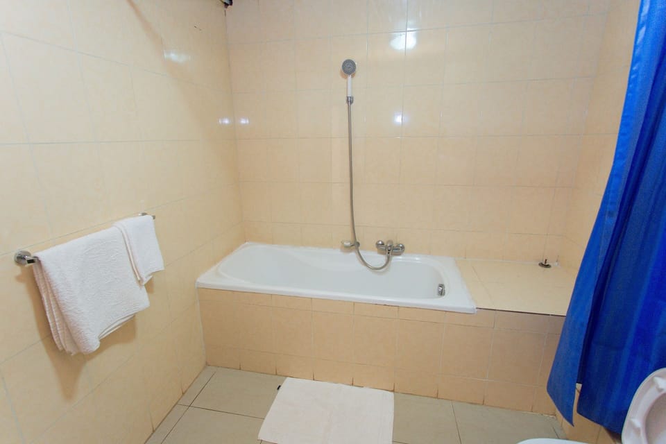 Suite | Bathroom | Combined shower/tub, rainfall showerhead, free toiletries, towels