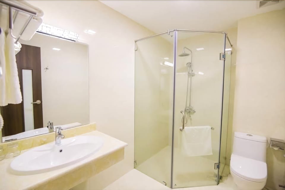Free toiletries, towels