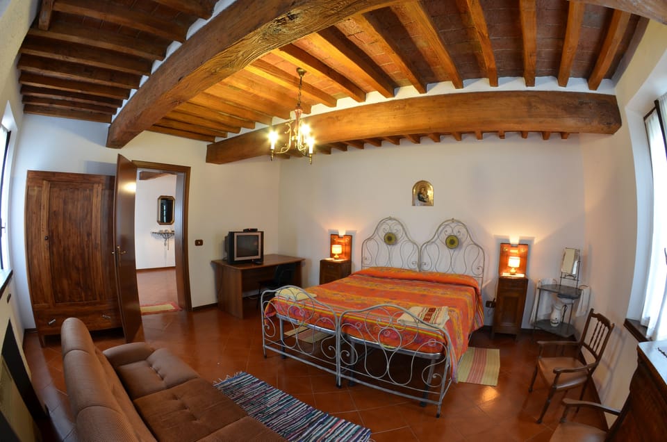 Family Double Room | Individually furnished, desk, soundproofing, free WiFi