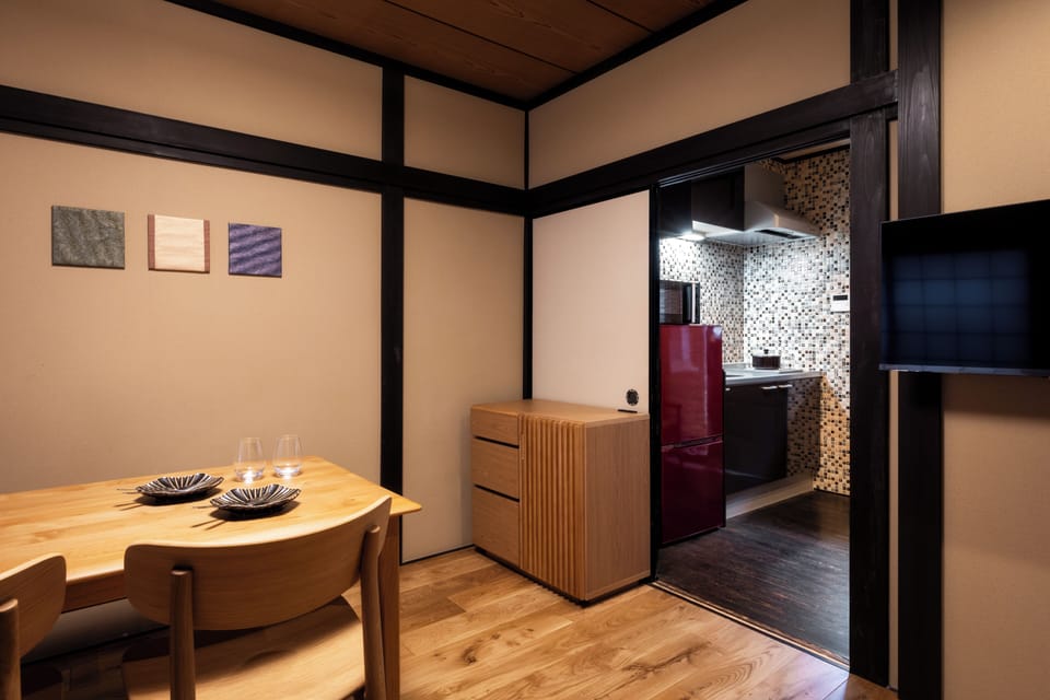 Japanese Town style house | Living area | Flat-screen TV