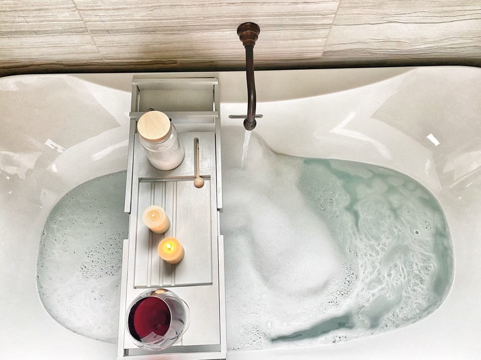 Luxury Room, Private Bathroom | Deep soaking bathtub