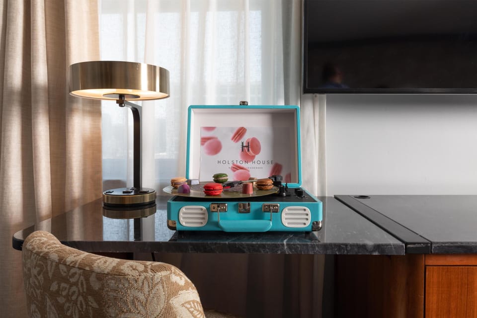 Hypo-allergenic bedding, pillowtop beds, in-room safe, blackout drapes