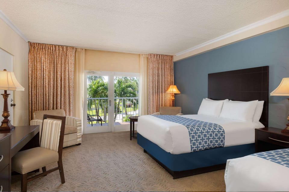 Premium bedding, down comforters, pillowtop beds, in-room safe