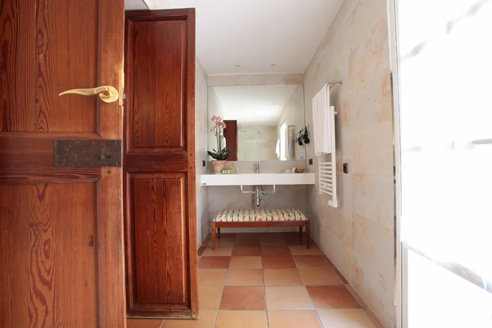 Double Room, Terrace | Bathroom | Shower, free toiletries, hair dryer, towels