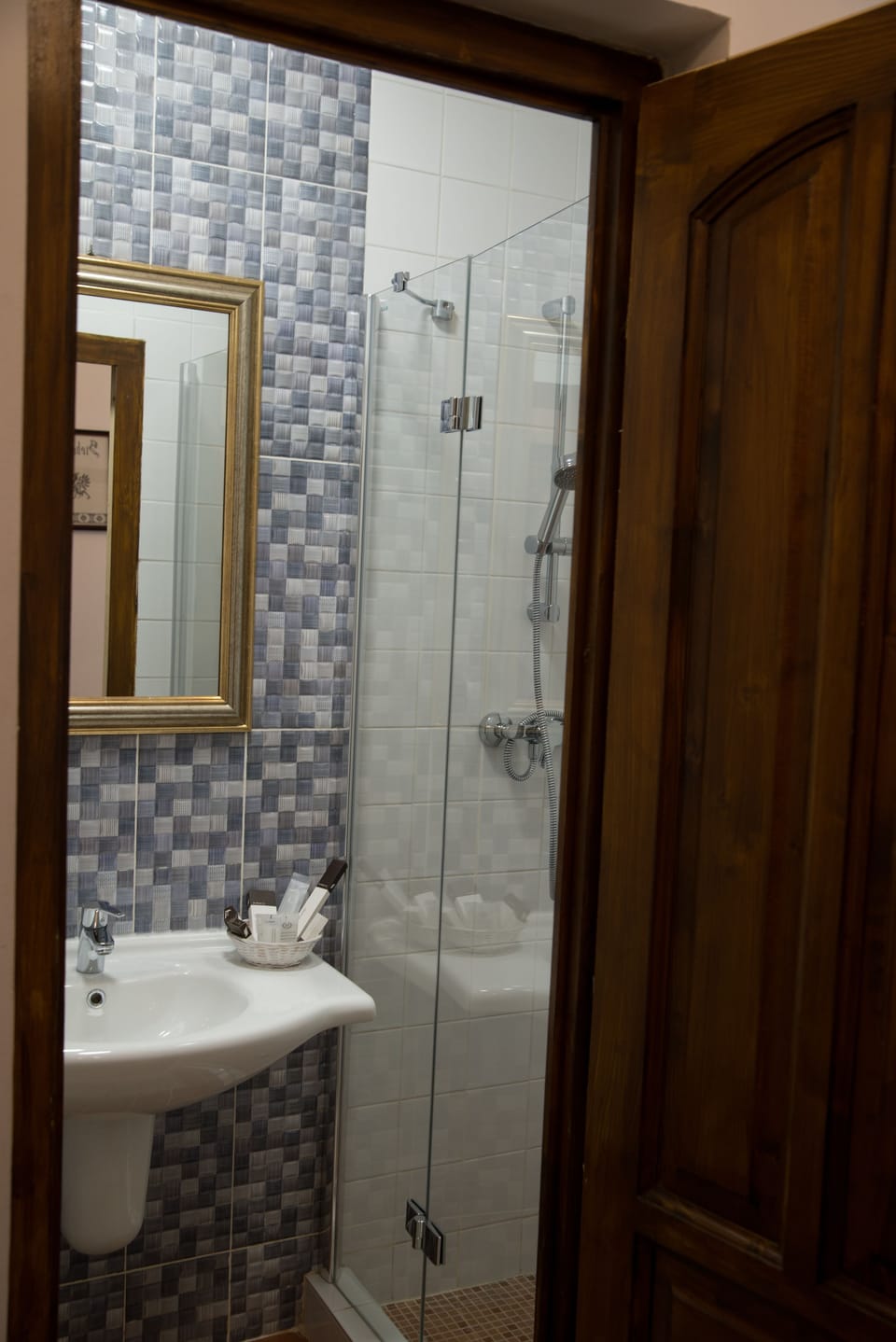 Standard Double Room | Bathroom | Shower, eco-friendly toiletries, hair dryer, bathrobes