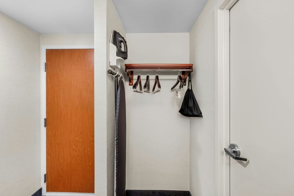 In-room safe, desk, blackout drapes, iron/ironing board