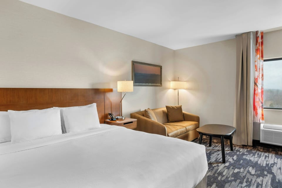 In-room safe, desk, blackout drapes, iron/ironing board