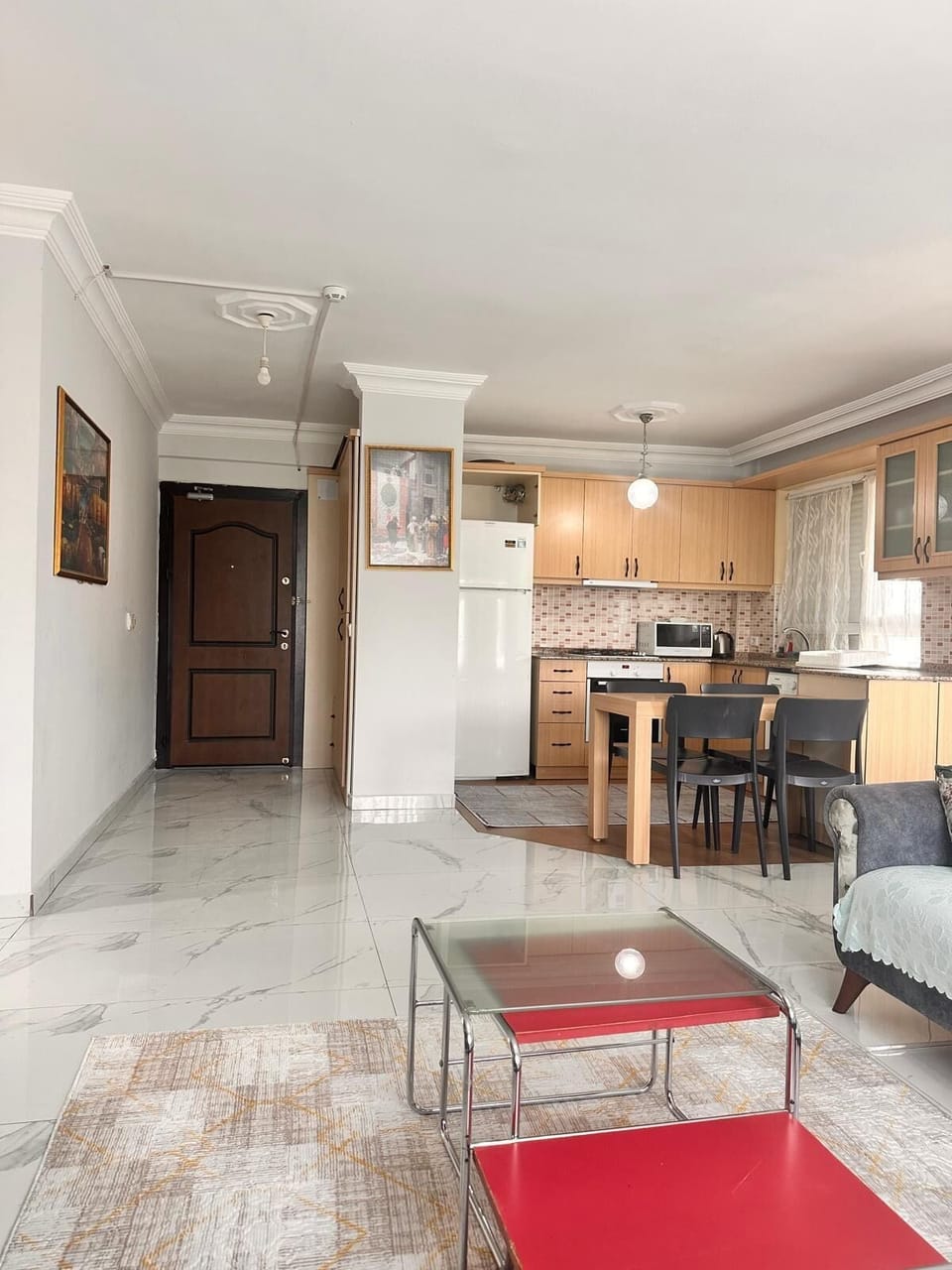 Apartment, 2 Bedrooms | Private kitchen | Full-size fridge, oven, stovetop, electric kettle