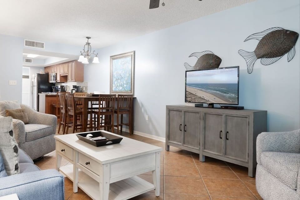 Condo, 3 Bedrooms | Living area | TV
