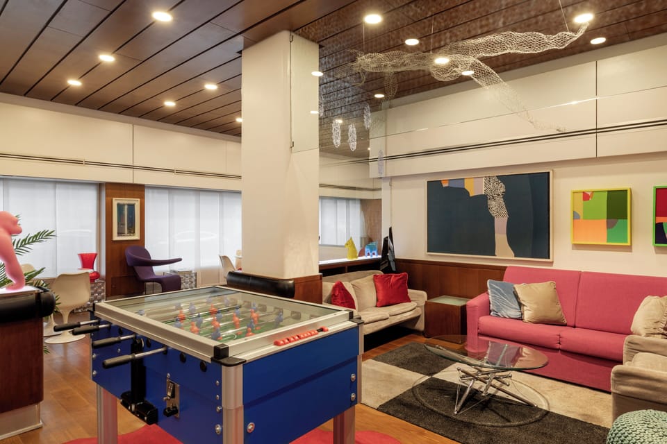 Lobby sitting area