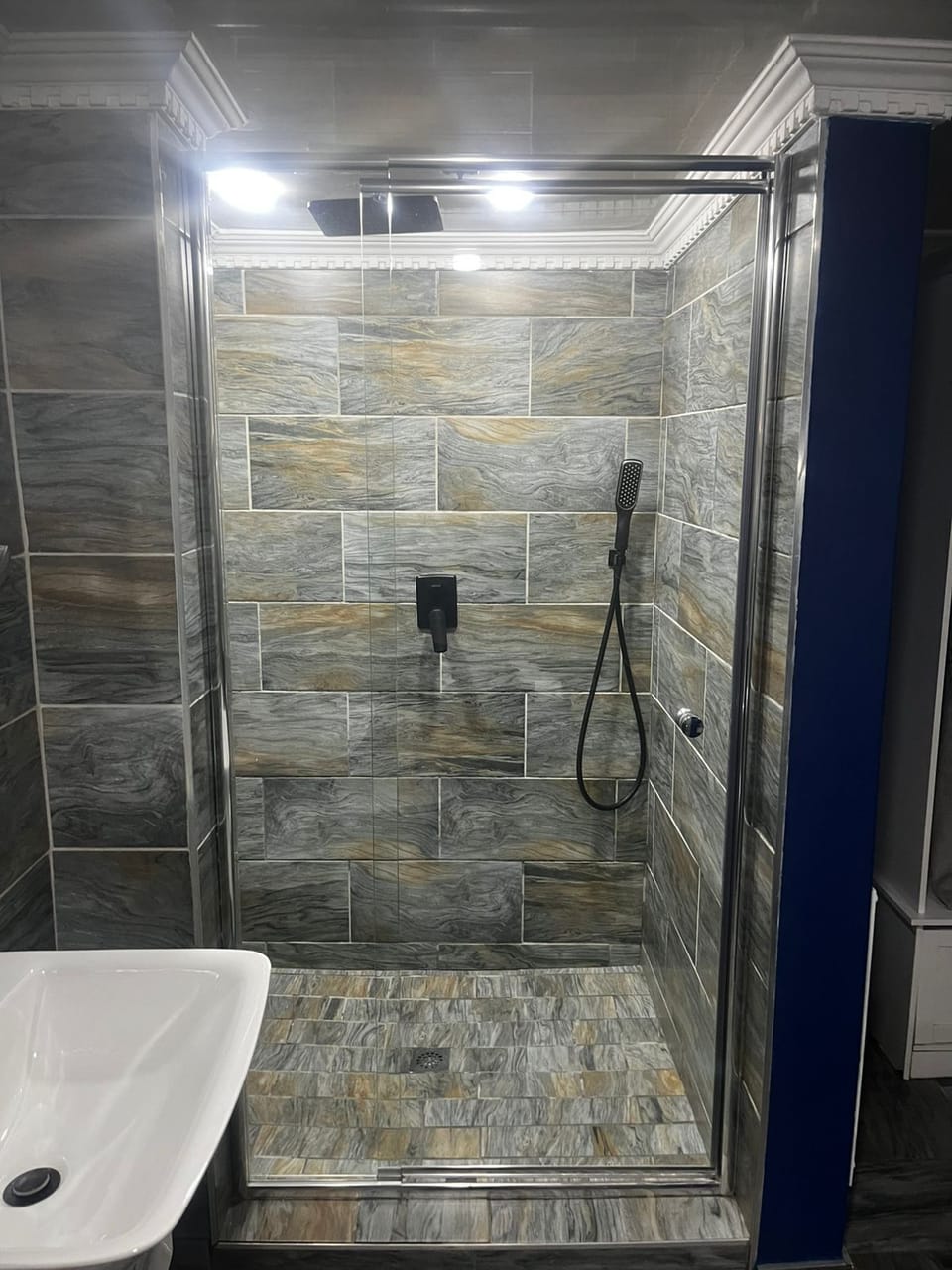 Exclusive Studio, 1 Bedroom, Patio, Garden View | Bathroom | Shower, rainfall showerhead, hair dryer, towels