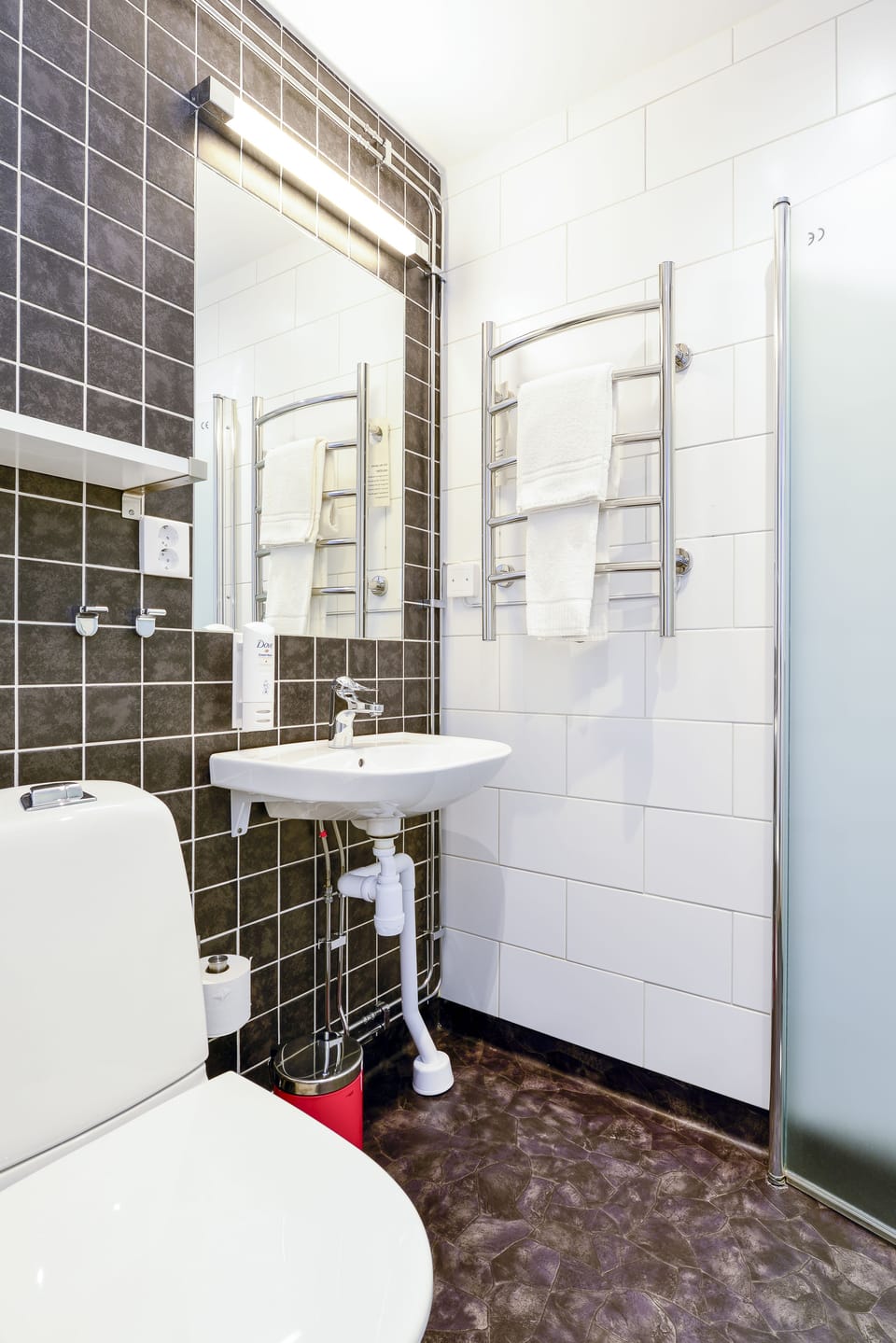 Free toiletries, hair dryer, bathrobes, slippers