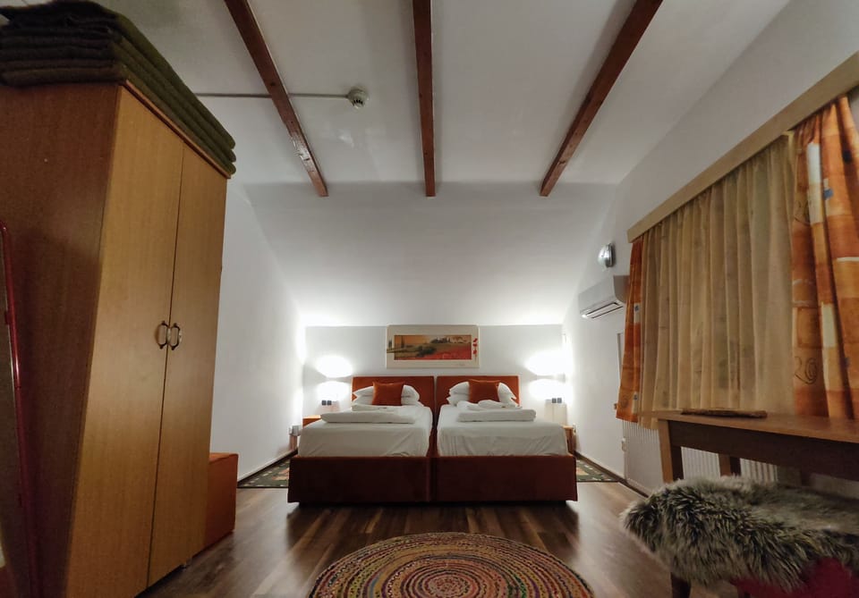 Family Double or Twin Room, 1 Bedroom, Garden View | Desk, free WiFi, bed sheets