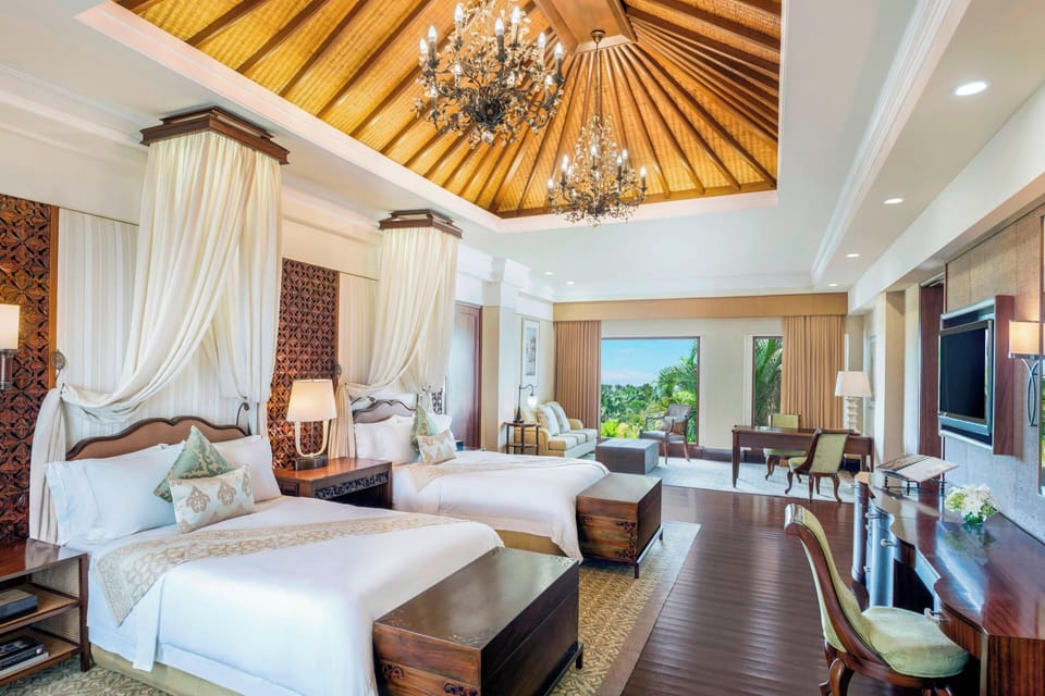 Grand Suite, 2 Bedrooms, Ocean View (Grand Astor Suite) | Egyptian cotton sheets, hypo-allergenic bedding, down comforters